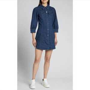 Veronica Beard Jeans Dress Evalyn blue denim mini dress Women's S